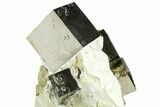 Museum Quality Pyrite Cube Cluster In Matrix - Spain #361788-2